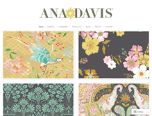 Tablet Screenshot of anadavisdesign.com